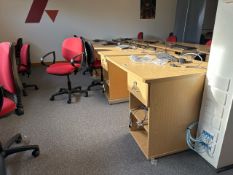 Desks x4 & Chairs x4