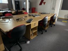 Desks x3 & Chairs x3