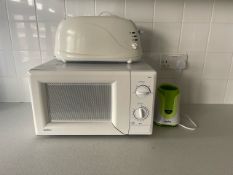 Microwave, Toaster & Blender