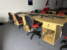 Desks x3 & Chairs x3