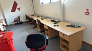 Desks x4 & Chairs x4