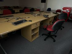 Desks x3 & Chairs x3