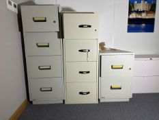 Metal Filing Cabinets x3