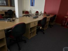 Desks x3 & Chairs x3