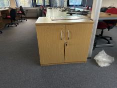 Wooden Storage Cabinet x2