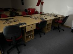 Desks x3 & Chairs x3