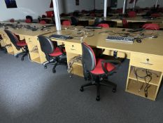 Desks x3 & Chairs x3