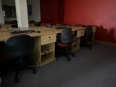 Desks x3 & Chairs x3