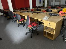Desks x3 & Chairs x3