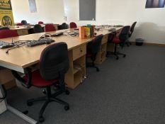 Desks x4 & Chairs x4