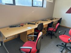 Desks x4 & Chairs x4