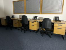 Desks x20, Chairs x20 & Phones x20