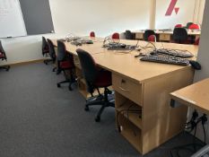 Desks x4 & Chairs x4