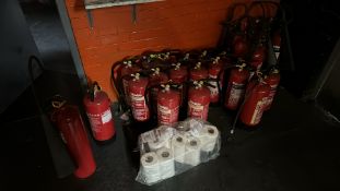 Job Lot of Fire Extinguishers