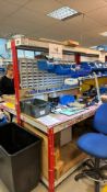 1 x Workbench / Workstation - Made From Shelving Racking