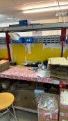 1 x Workbench / Workstation - Made From Shelving Racking