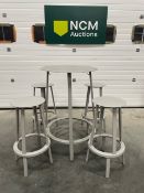 Hay Revolver High Table and 4x Revolver Swivel Bar