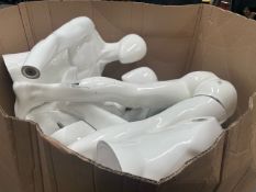 Pallet of Male Mannequins with Stands