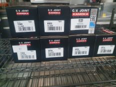 7 x Kamoka C.V. joint assorted