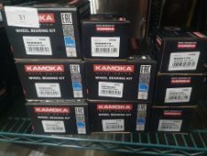 9 x Kamoka wheel bearing set assorted