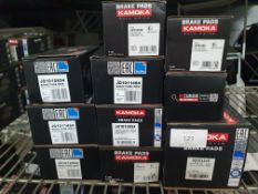 10 x assorted Kamoka brake pads