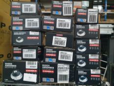15 x Kamoka assorted shock absorber mounting kits