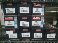 10 x Kamoka C.V. joint assorted