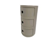 Kartell Componibili Circular 3 Drawer Storage Unit