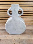 Global Explorer Round Faded White Wash Vase