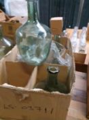 Large Green Bottles x6