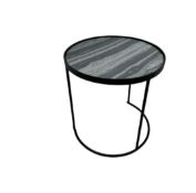 Luxe Round Table With Marble Top