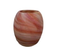 Pink Glass Marble Vase