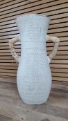 Amara Global Explorer White Wash Vase - tall