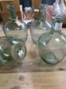 Large Green Bottles x 2