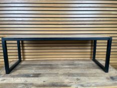 Retreat Metal Frame Bench