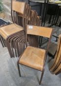 Stackable Vintage Chairs x11