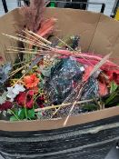 Assorted Pallets Of Artificial Flowers & Plant Pots