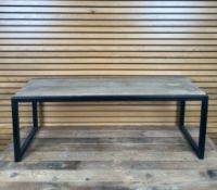 Retreat Metal Frame Bench