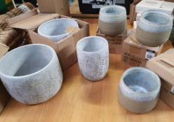 Pots x 6