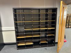 Wooden Pigeon Hole Unit