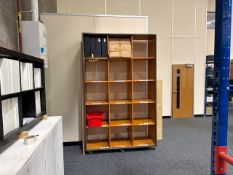 Mobile Wood Box Storage Unit