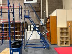 Blue Metal Mobile Stair Set