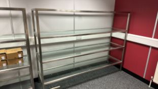 Glass Display Shelving Unit