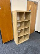 Light Wooden Box Storage Unit