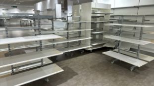 Shelved Mobile Display Units x7