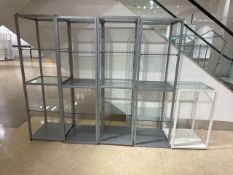 Metal Framed Shelving Units x 5