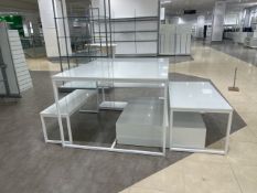 White High Gloss Display Units