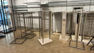 Assorted Metal Hanging Units x 16
