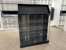 Black Wood Shirt Box Display Unit