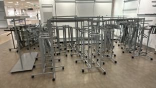 Job Lot of Metal Retail Rails